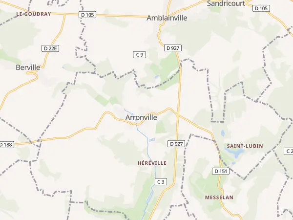 Plan de Arronville