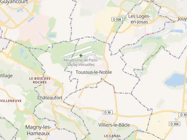 Plan de Toussus-le-Noble