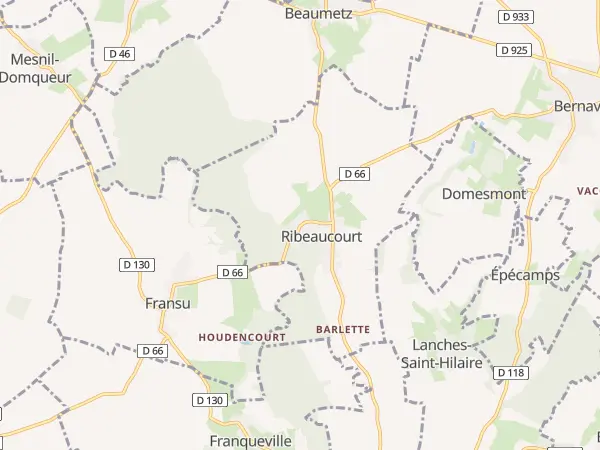 Plan de Ribeaucourt