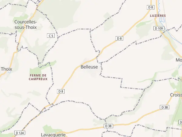 Plan de Belleuse