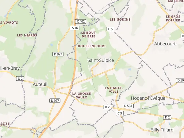 Plan de Saint-Sulpice