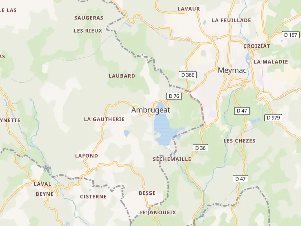 Plan de Ambrugeat