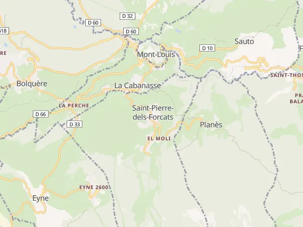 Plan de Saint-Pierre-dels-Forcats