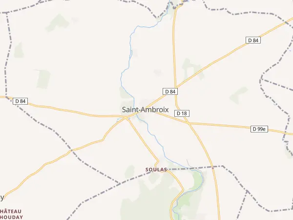 Plan de Saint-Ambroix