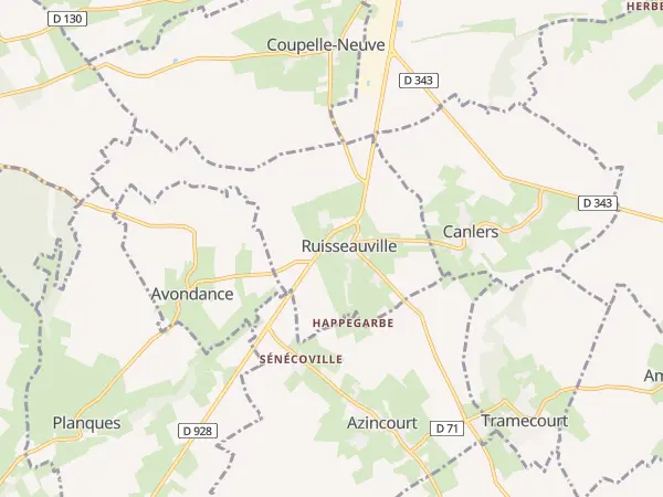 Plan de Ruisseauville