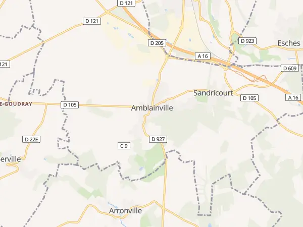 Plan de Amblainville