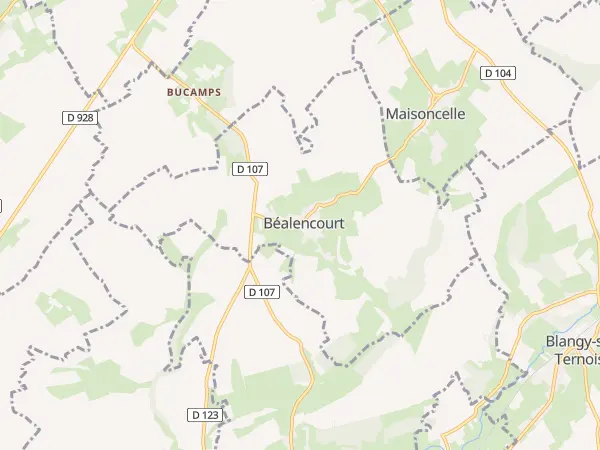 Plan de Béalencourt