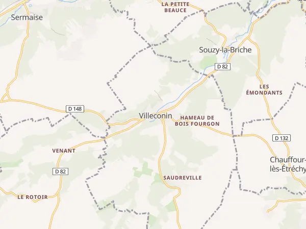 Plan de Villeconin