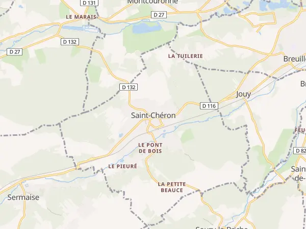 Plan de Saint-Chéron