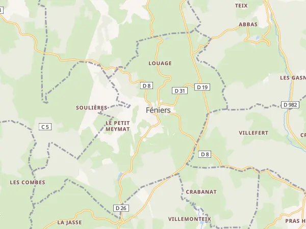 Plan de Féniers
