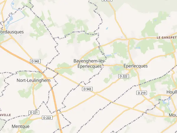 Plan de Bayenghem-lès-Éperlecques