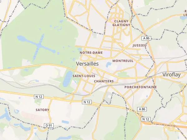 Plan de Versailles