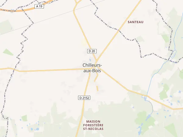 Plan de Chilleurs-aux-Bois