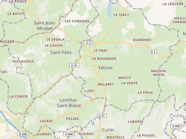 Plan de Felzins