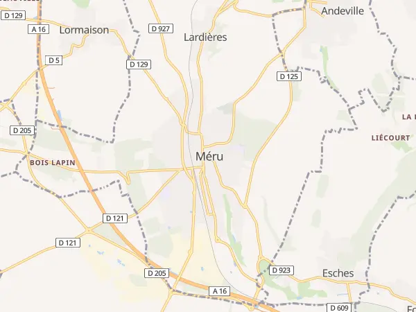 Plan de Méru