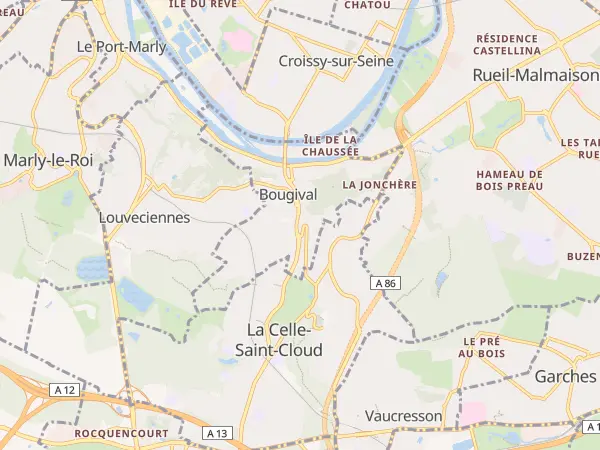 Plan de Bougival