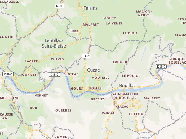 Plan de Cuzac