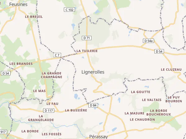 Plan de Lignerolles