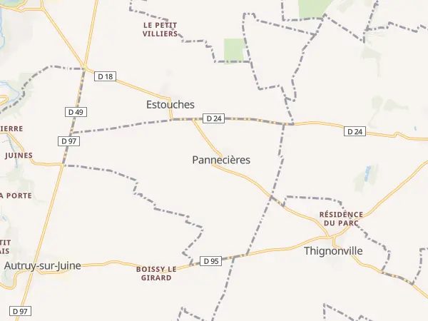 Plan de Pannecières