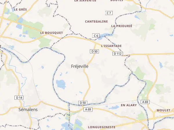 Plan de Fréjeville