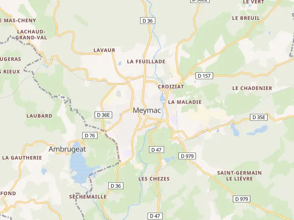 Plan de Meymac