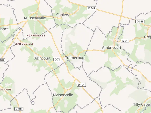 Plan de Tramecourt