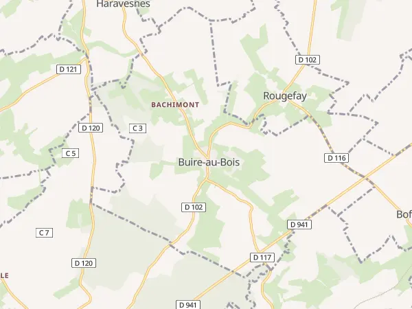 Plan de Buire-au-Bois