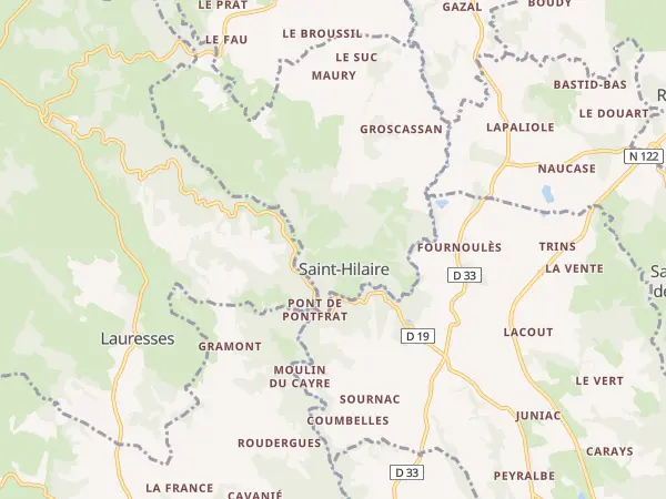 Plan de Saint-Hilaire