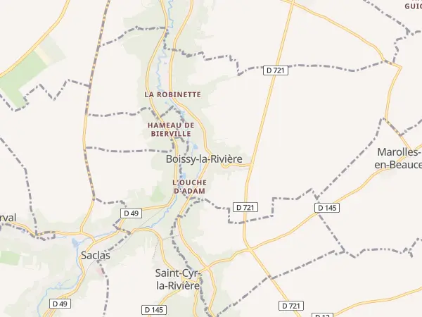 Plan de Boissy-la-Rivière