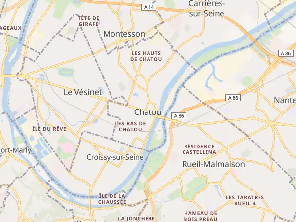 Plan de Chatou
