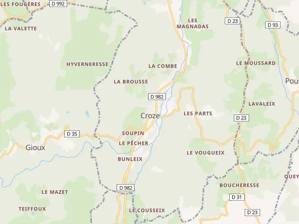 Plan de Croze