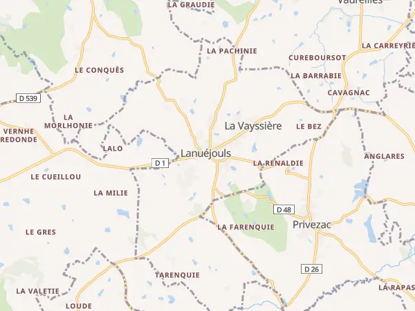 Plan de Lanuéjouls