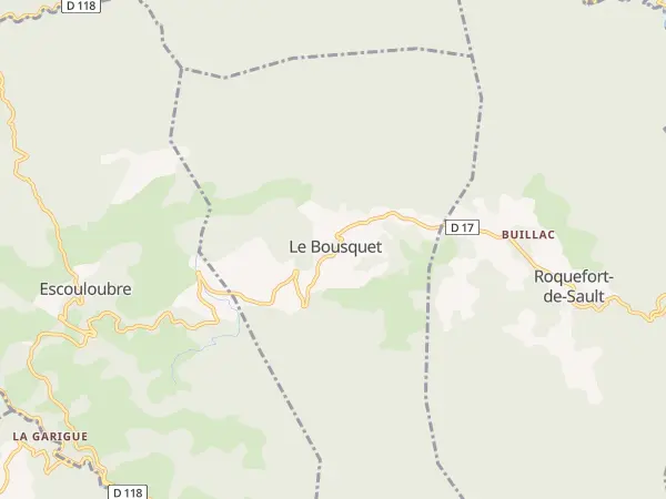 Plan du Bousquet