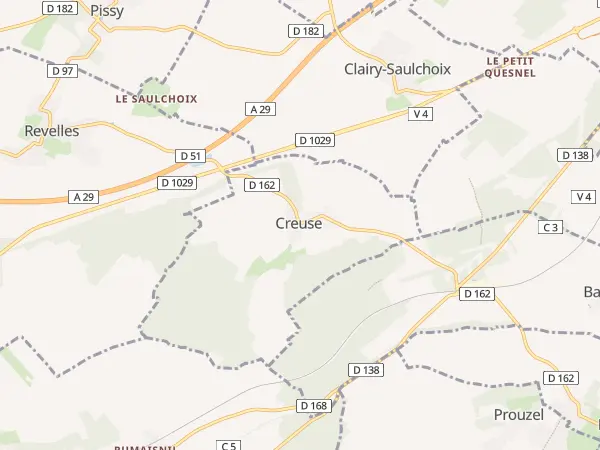 Plan de Creuse