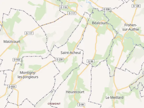 Plan de Saint-Acheul