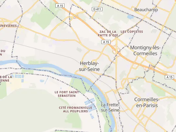 Plan de Herblay-sur-Seine