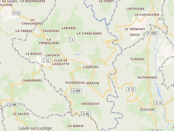 Plan de Lapleau
