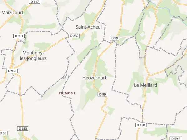 Plan de Heuzecourt