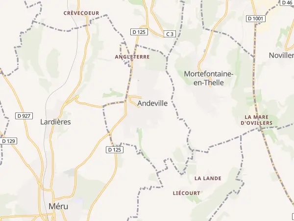 Plan de Andeville