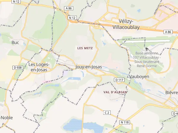Plan de Jouy-en-Josas