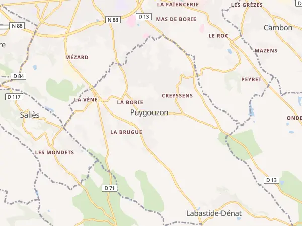 Plan de Puygouzon