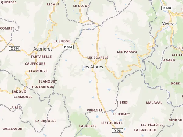 Plan des Albres