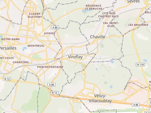 Plan de Viroflay