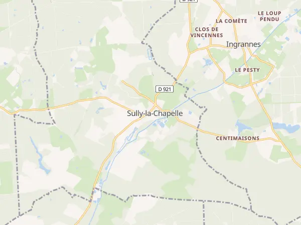 Plan de Sully-la-Chapelle