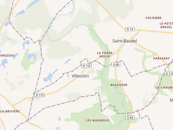 Plan de Villecelin