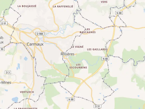 Plan de Rosières