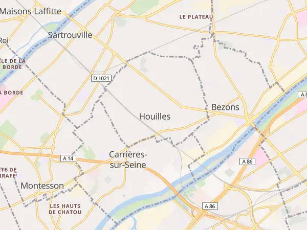Plan de Houilles