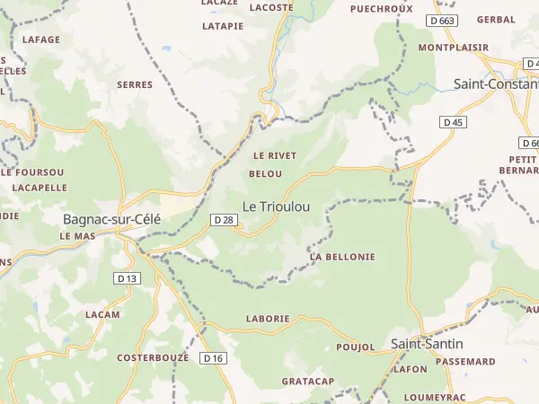 Plan du Trioulou