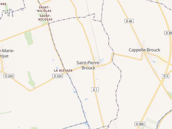 Plan de Saint-Pierre-Brouck