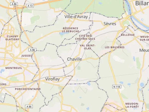 Plan de Chaville